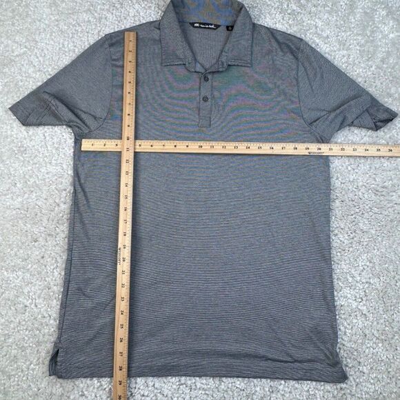 Travis Mathew Sunnyvale Polo Short Sleeve Shirt Grey Heather XL - Picture 8 of 9